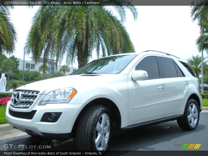 Arctic White / Cashmere 2009 Mercedes-Benz ML 350 4Matic