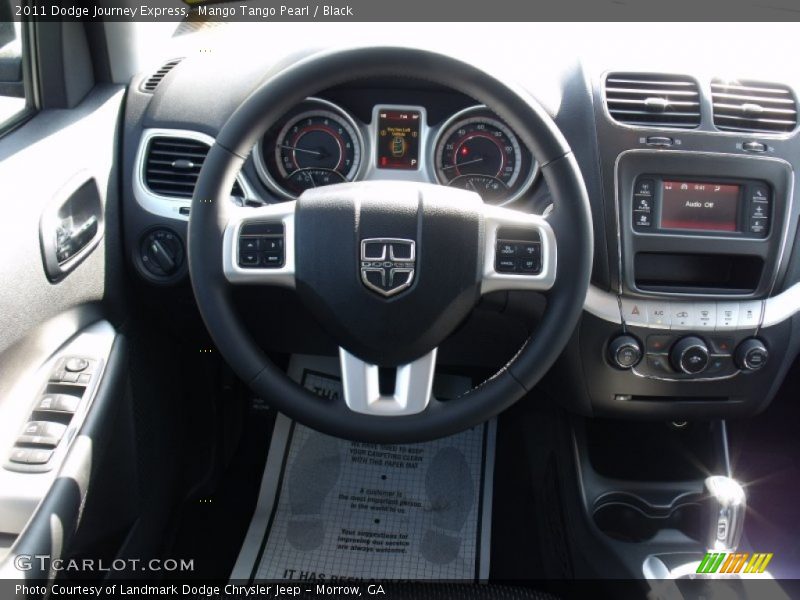 Mango Tango Pearl / Black 2011 Dodge Journey Express
