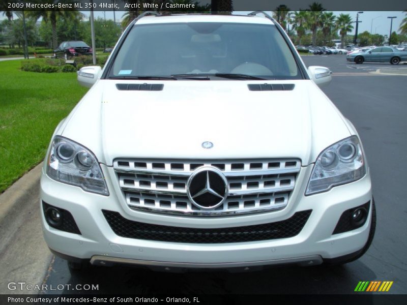 Arctic White / Cashmere 2009 Mercedes-Benz ML 350 4Matic