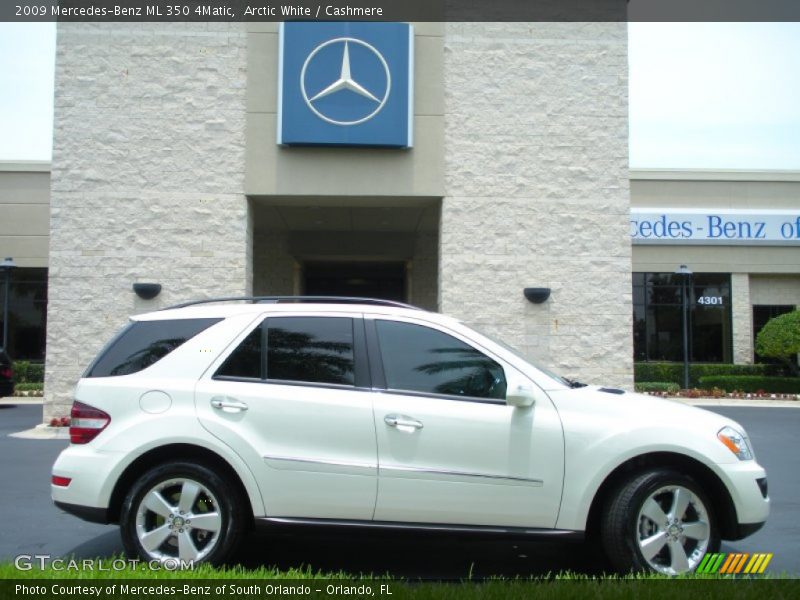 Arctic White / Cashmere 2009 Mercedes-Benz ML 350 4Matic