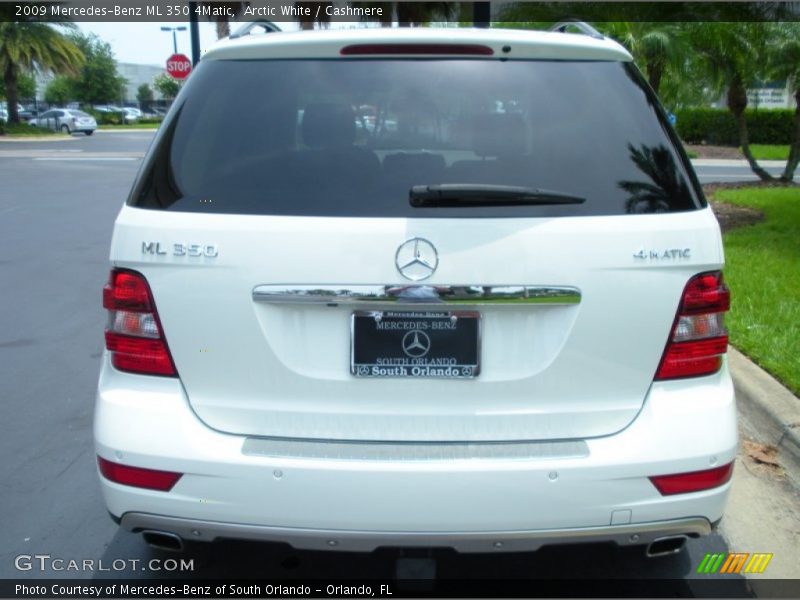 Arctic White / Cashmere 2009 Mercedes-Benz ML 350 4Matic