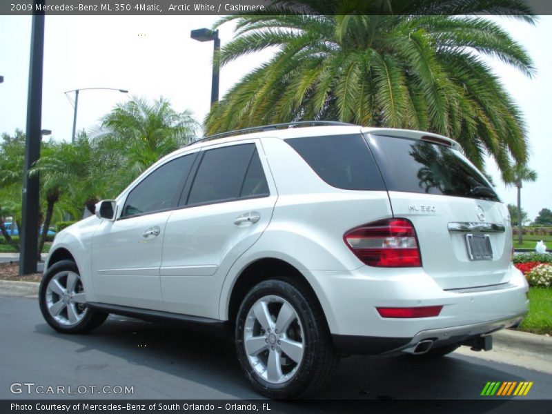 Arctic White / Cashmere 2009 Mercedes-Benz ML 350 4Matic