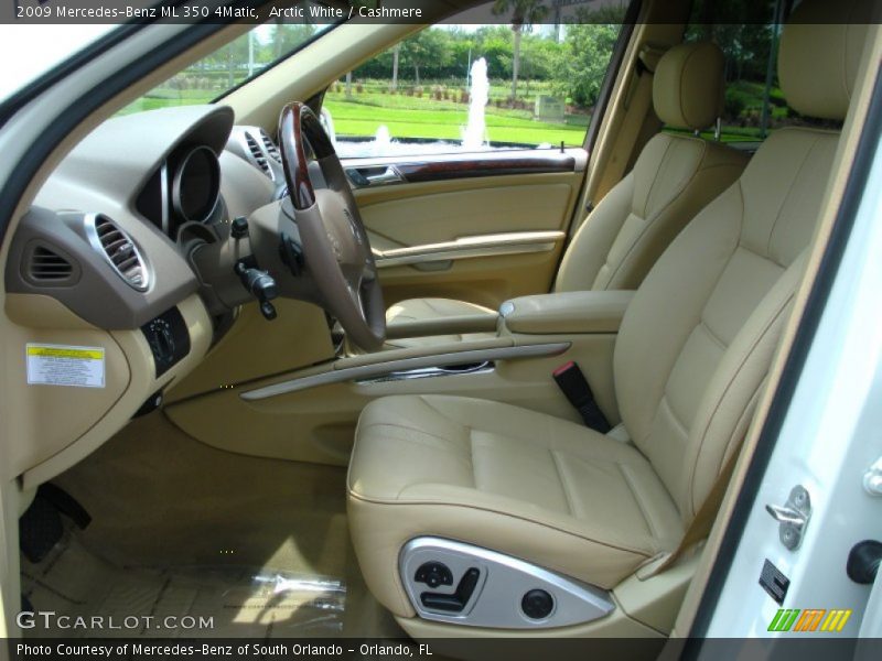 Arctic White / Cashmere 2009 Mercedes-Benz ML 350 4Matic