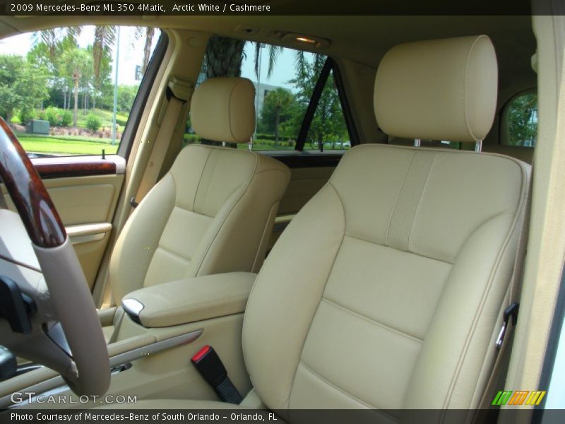 Arctic White / Cashmere 2009 Mercedes-Benz ML 350 4Matic