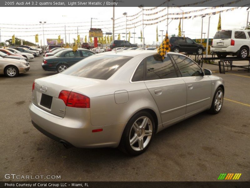 Light Silver Metallic / Ebony 2005 Audi A4 3.2 quattro Sedan