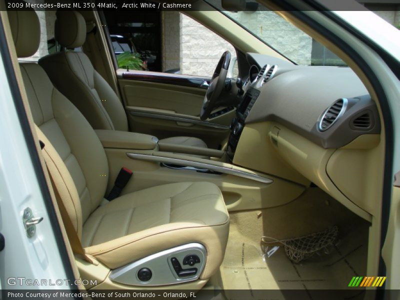 Arctic White / Cashmere 2009 Mercedes-Benz ML 350 4Matic
