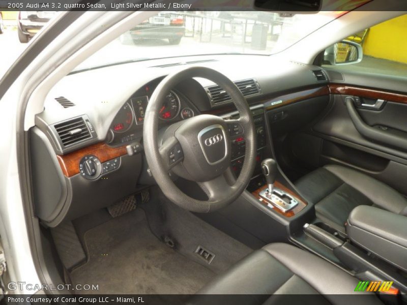 Ebony Interior - 2005 A4 3.2 quattro Sedan 