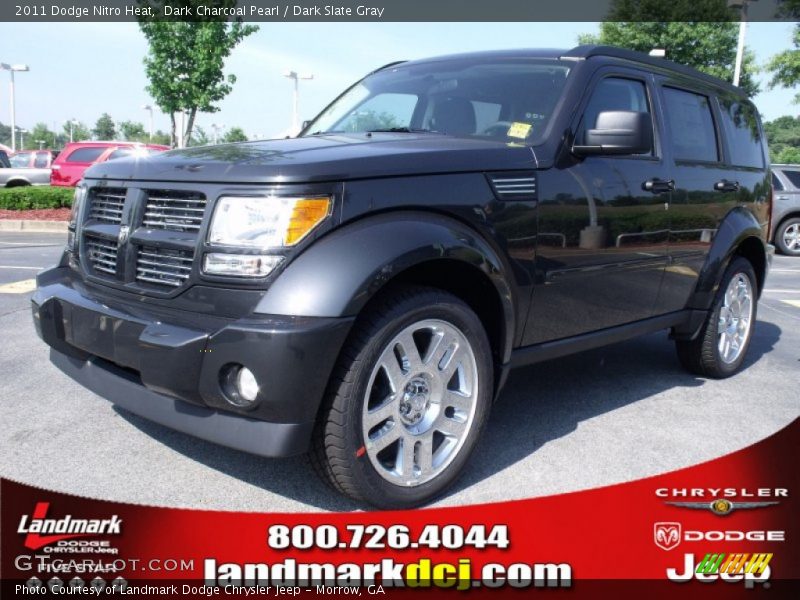 Dark Charcoal Pearl / Dark Slate Gray 2011 Dodge Nitro Heat