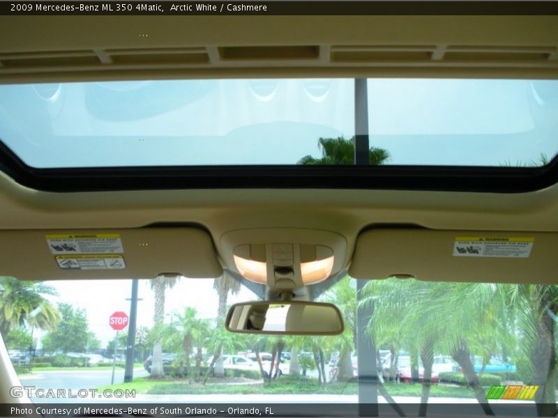 Arctic White / Cashmere 2009 Mercedes-Benz ML 350 4Matic