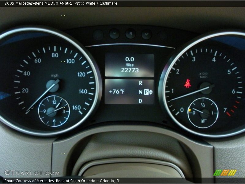 Arctic White / Cashmere 2009 Mercedes-Benz ML 350 4Matic
