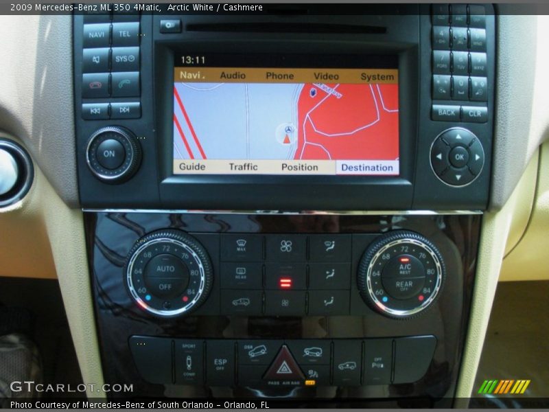 Arctic White / Cashmere 2009 Mercedes-Benz ML 350 4Matic