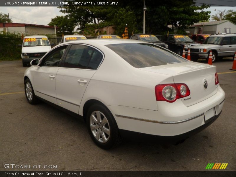 Candy White / Classic Grey 2006 Volkswagen Passat 2.0T Sedan