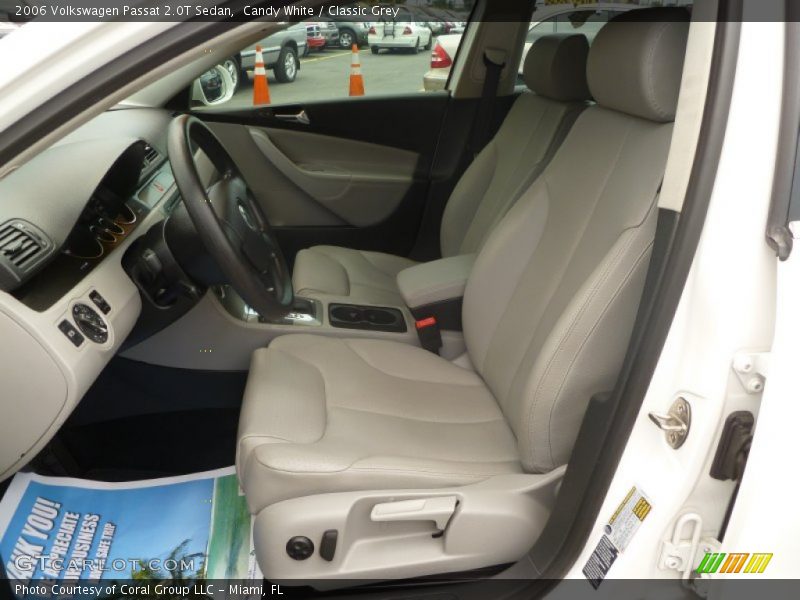 Candy White / Classic Grey 2006 Volkswagen Passat 2.0T Sedan