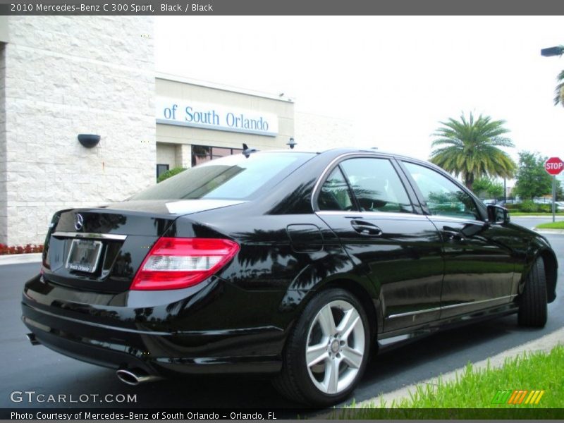 Black / Black 2010 Mercedes-Benz C 300 Sport