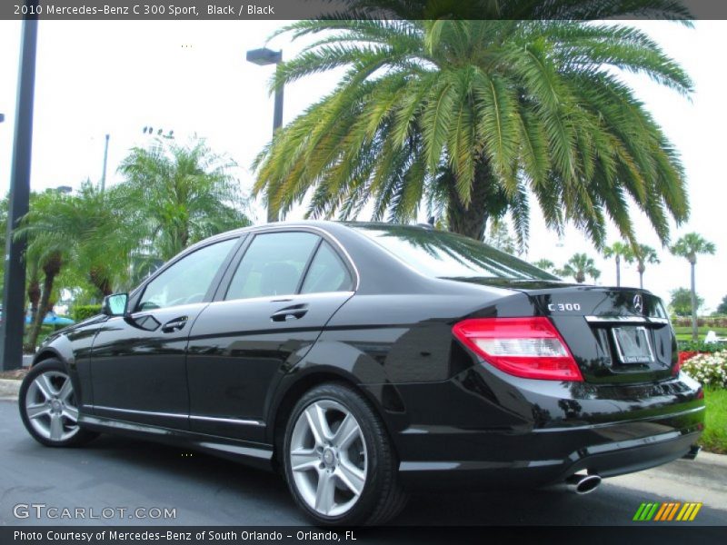 Black / Black 2010 Mercedes-Benz C 300 Sport