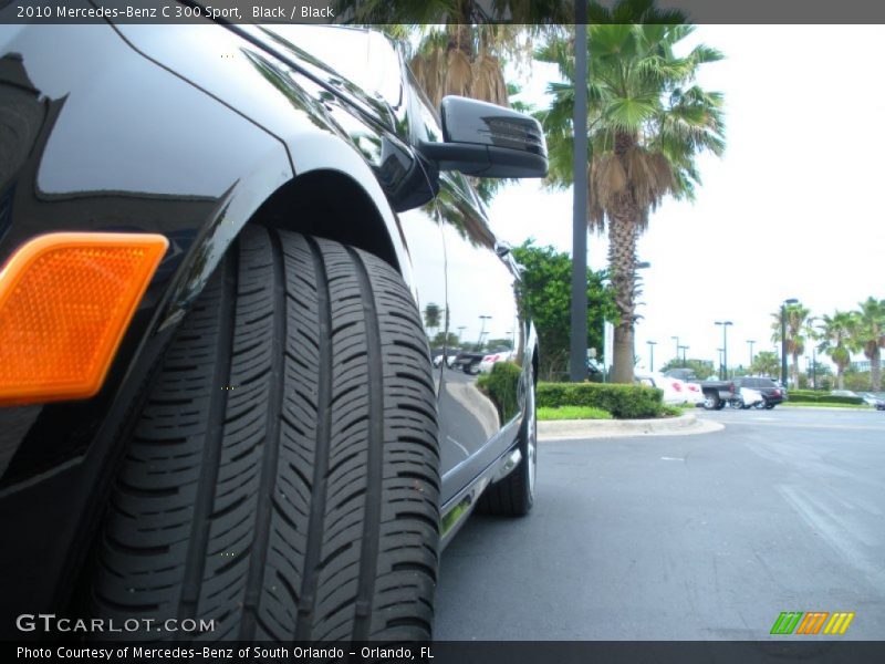 Black / Black 2010 Mercedes-Benz C 300 Sport