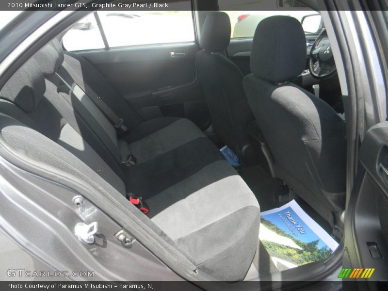 Graphite Gray Pearl / Black 2010 Mitsubishi Lancer GTS