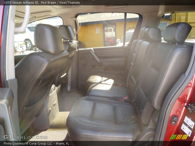 Red Brawn / Steel/Titanium 2005 Nissan Armada SE
