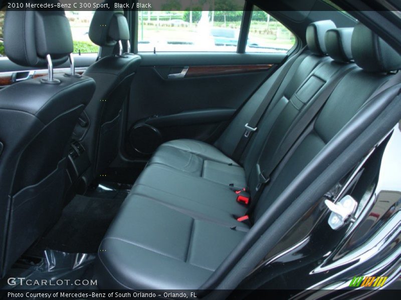 Black / Black 2010 Mercedes-Benz C 300 Sport