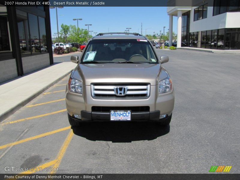 Desert Rock Metallic / Saddle 2007 Honda Pilot EX 4WD