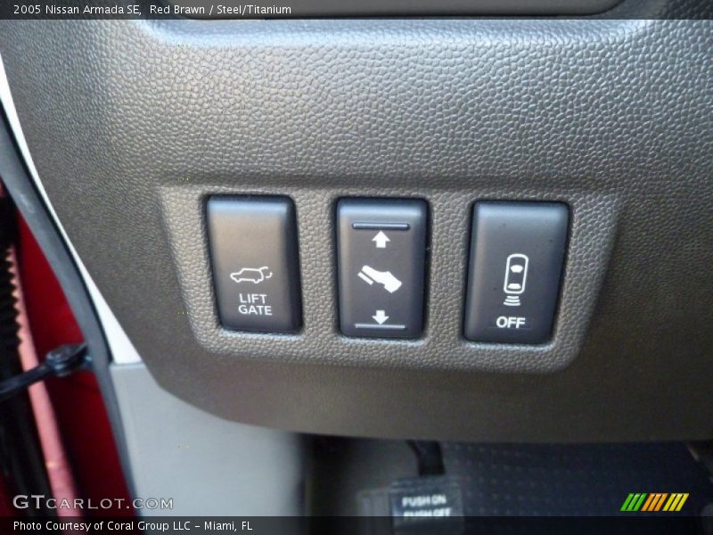 Red Brawn / Steel/Titanium 2005 Nissan Armada SE
