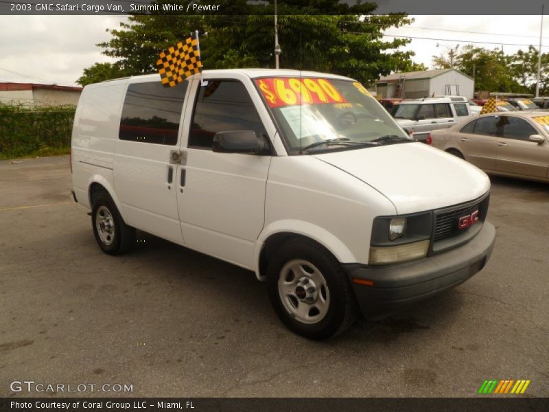 Summit White / Pewter 2003 GMC Safari Cargo Van