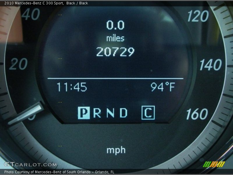 Black / Black 2010 Mercedes-Benz C 300 Sport