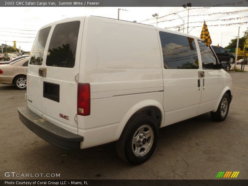 Summit White / Pewter 2003 GMC Safari Cargo Van