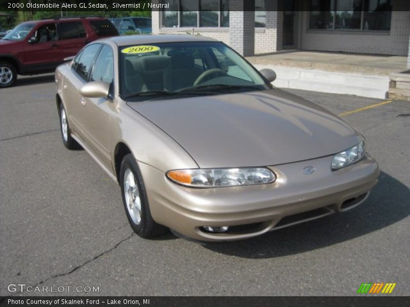 Silvermist / Neutral 2000 Oldsmobile Alero GL Sedan