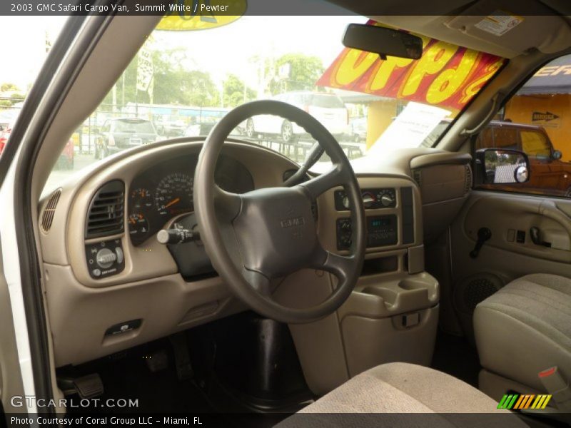 Summit White / Pewter 2003 GMC Safari Cargo Van