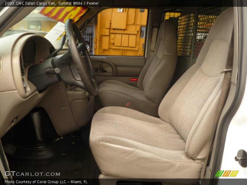Summit White / Pewter 2003 GMC Safari Cargo Van