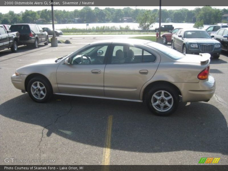 Silvermist / Neutral 2000 Oldsmobile Alero GL Sedan