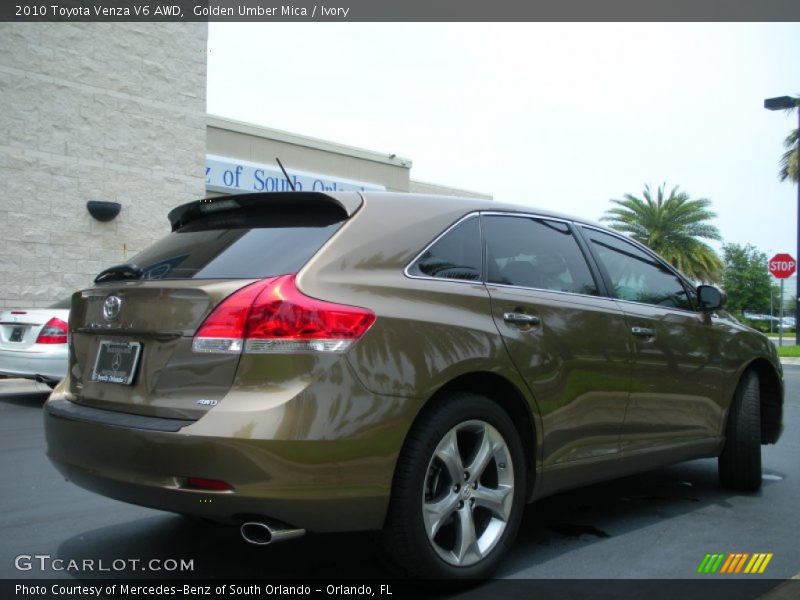 Golden Umber Mica / Ivory 2010 Toyota Venza V6 AWD