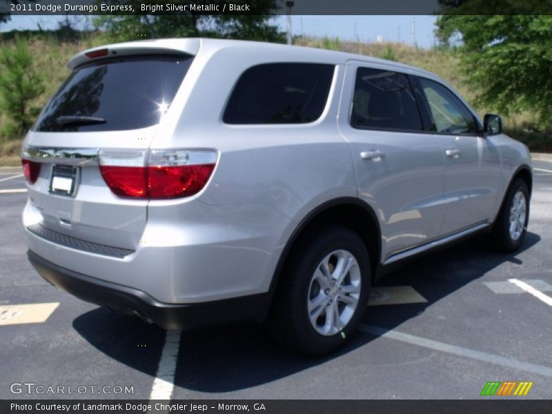 Bright Silver Metallic / Black 2011 Dodge Durango Express