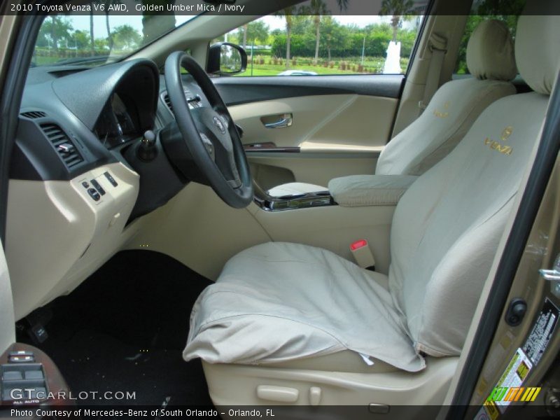 Golden Umber Mica / Ivory 2010 Toyota Venza V6 AWD