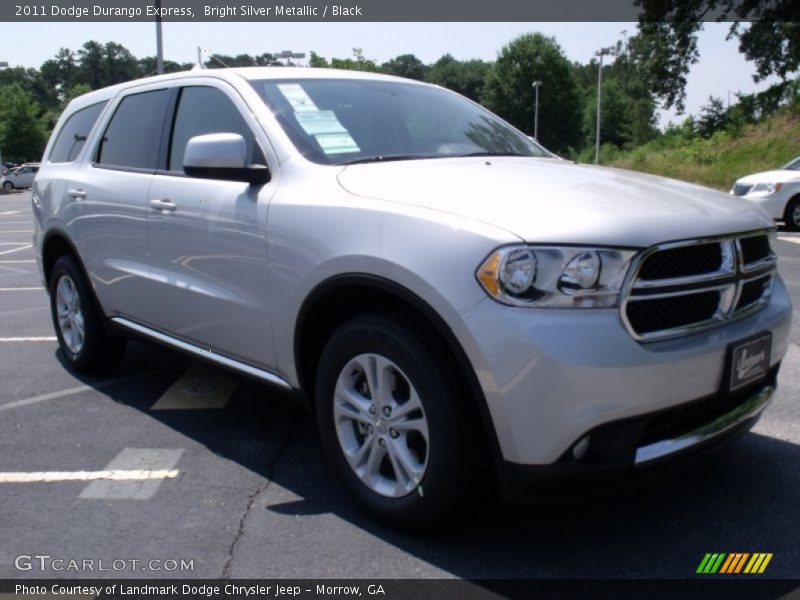 Bright Silver Metallic / Black 2011 Dodge Durango Express
