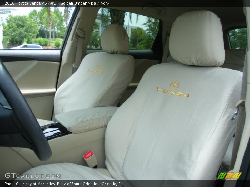 Golden Umber Mica / Ivory 2010 Toyota Venza V6 AWD
