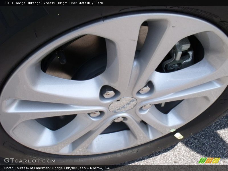 Bright Silver Metallic / Black 2011 Dodge Durango Express