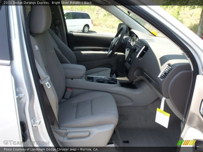 Bright Silver Metallic / Black 2011 Dodge Durango Express