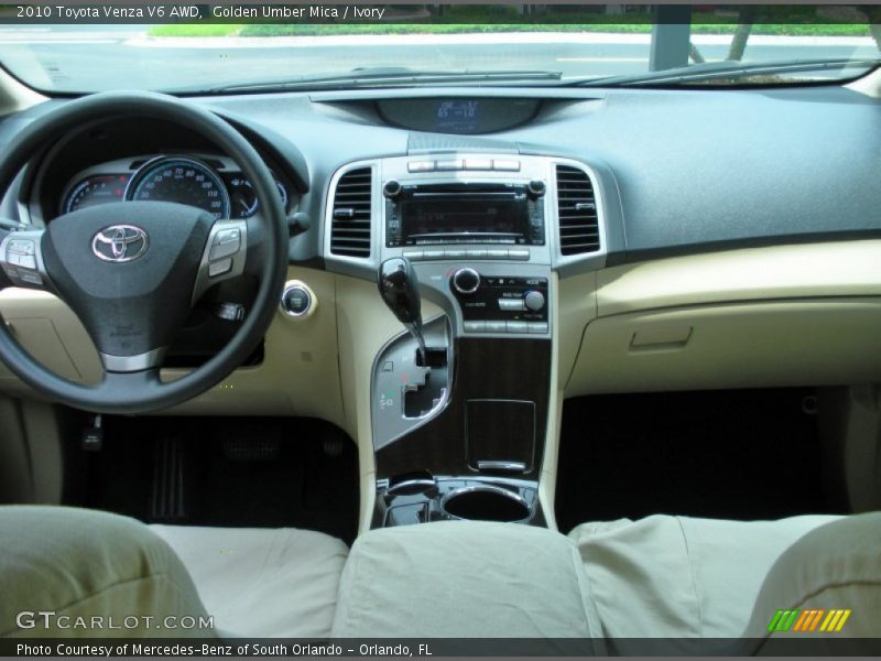 Golden Umber Mica / Ivory 2010 Toyota Venza V6 AWD