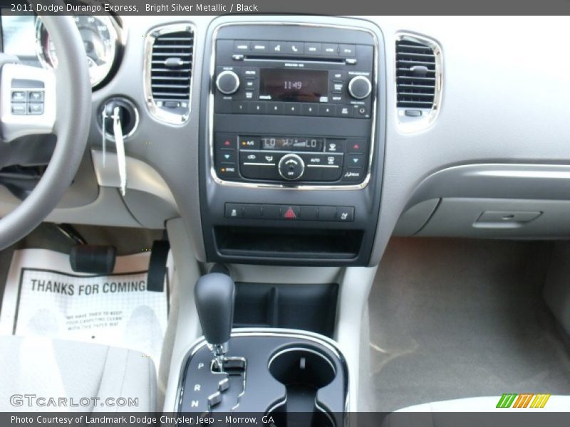 Bright Silver Metallic / Black 2011 Dodge Durango Express