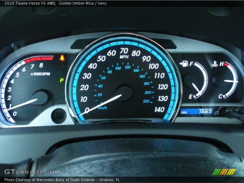  2010 Venza V6 AWD V6 AWD Gauges
