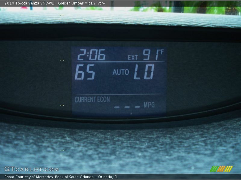 Golden Umber Mica / Ivory 2010 Toyota Venza V6 AWD