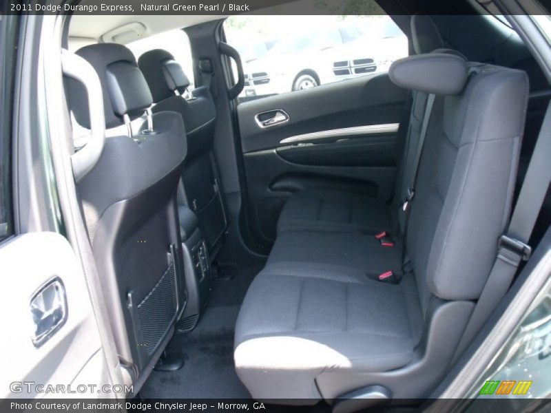 Natural Green Pearl / Black 2011 Dodge Durango Express