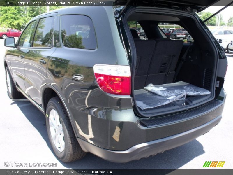 Natural Green Pearl / Black 2011 Dodge Durango Express