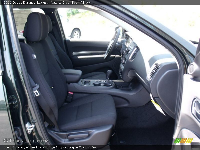 Natural Green Pearl / Black 2011 Dodge Durango Express