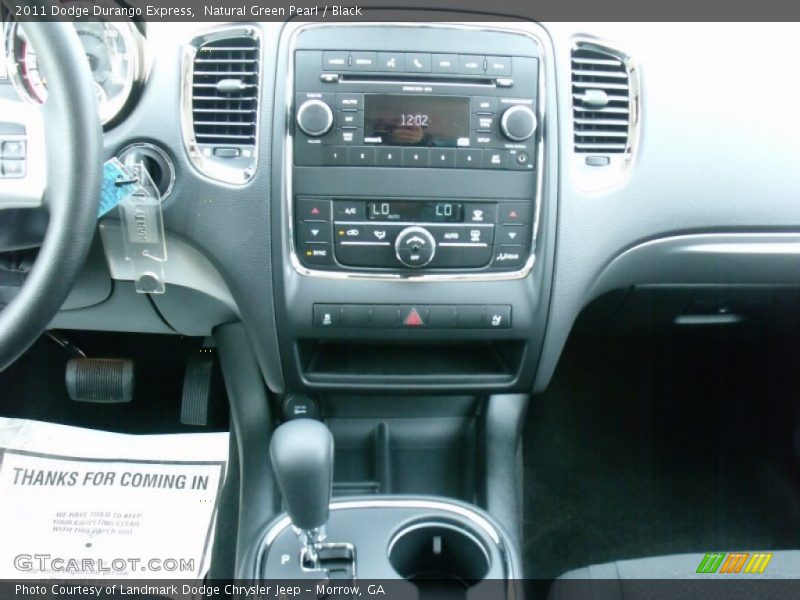 Natural Green Pearl / Black 2011 Dodge Durango Express