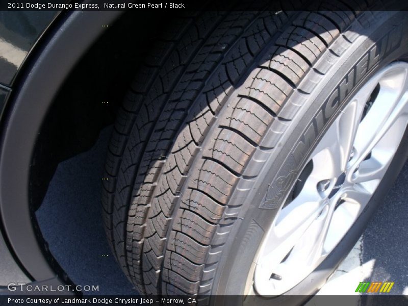 Natural Green Pearl / Black 2011 Dodge Durango Express