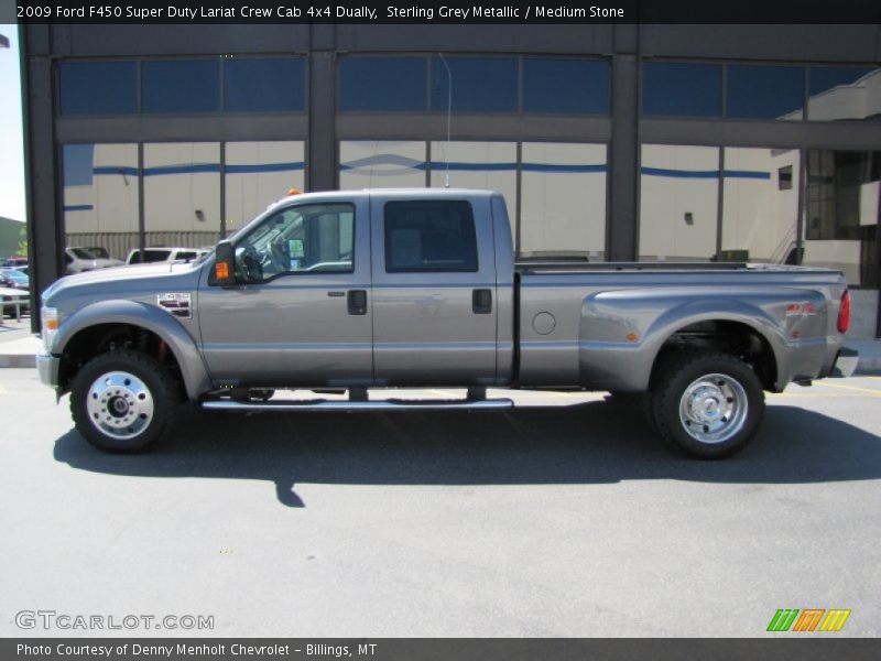  2009 F450 Super Duty Lariat Crew Cab 4x4 Dually Sterling Grey Metallic
