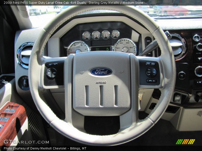  2009 F450 Super Duty Lariat Crew Cab 4x4 Dually Steering Wheel